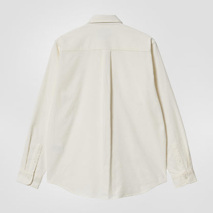 L/S Madison Fine Cord Shirt | Wax / Black