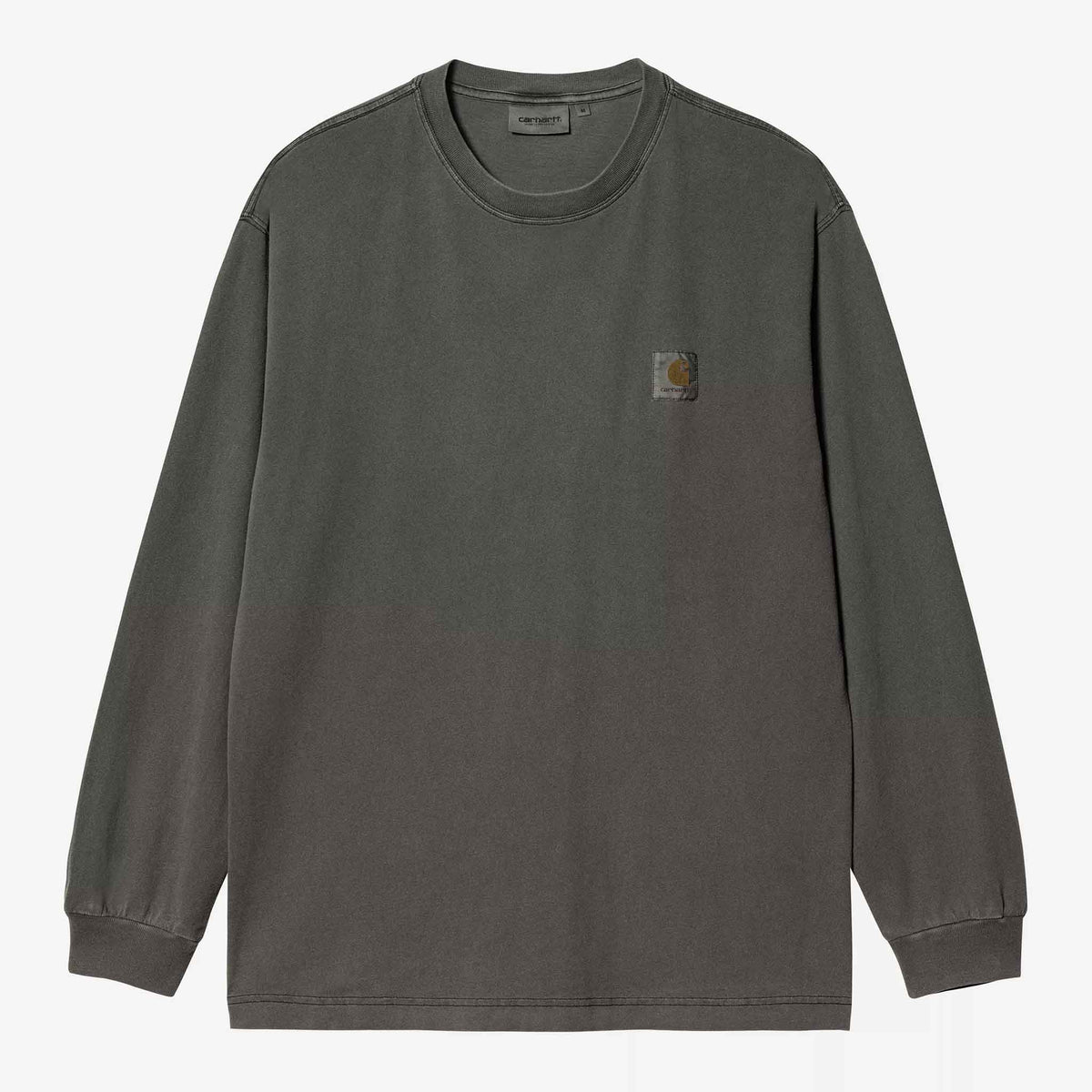 L/S Nelson T-Shirt | Black, Garment dyed 