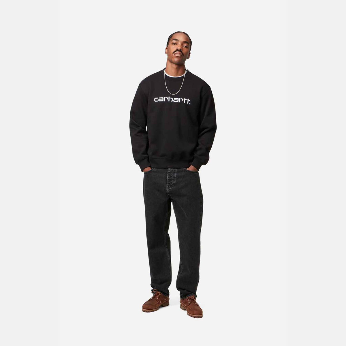 Newel Pant | Black stone washed