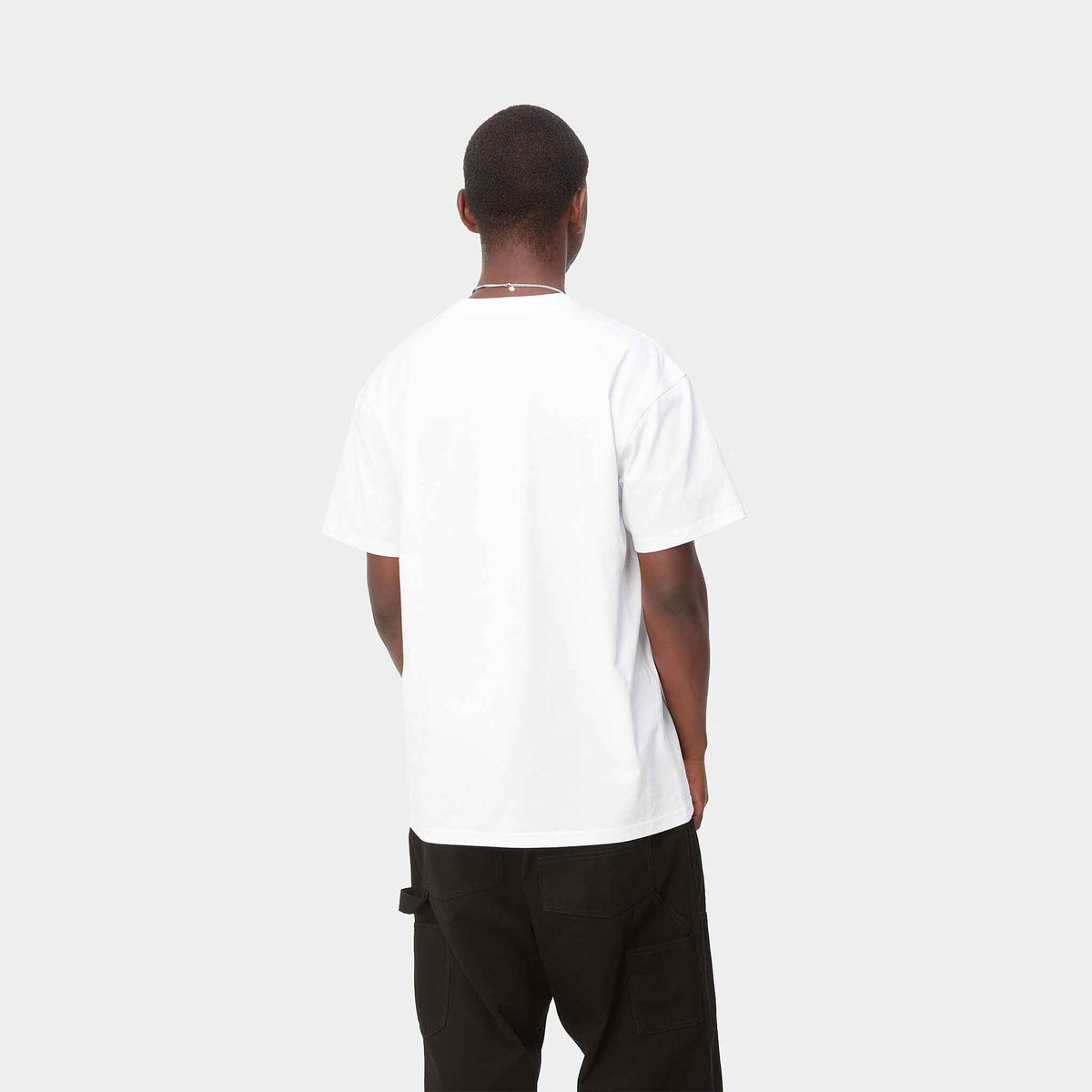 S/S American Script T-Shirt | White