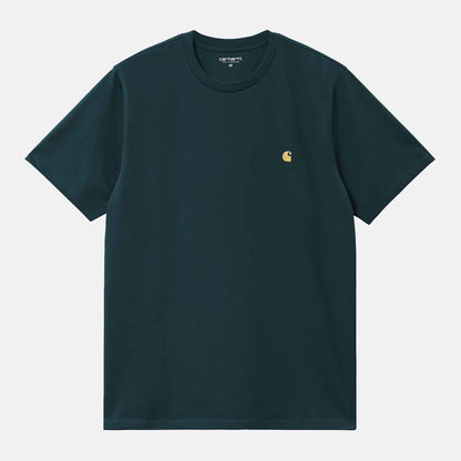 S/S Chase T-Shirt | Duck Blue / Gold