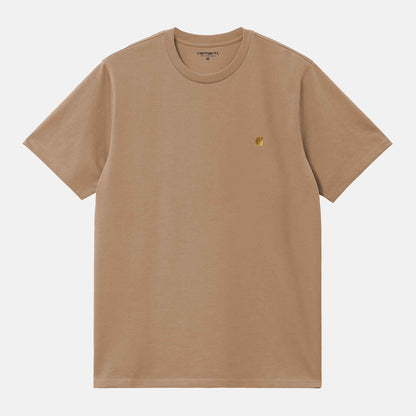 S/S Chase T-Shirt | Peanut / Gold