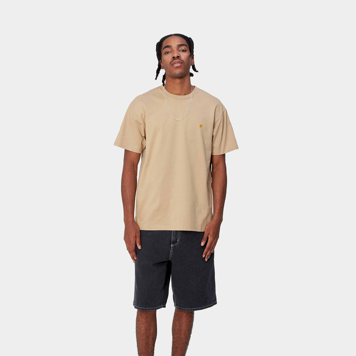 S/S Chase T-Shirt | Sable / Gold
