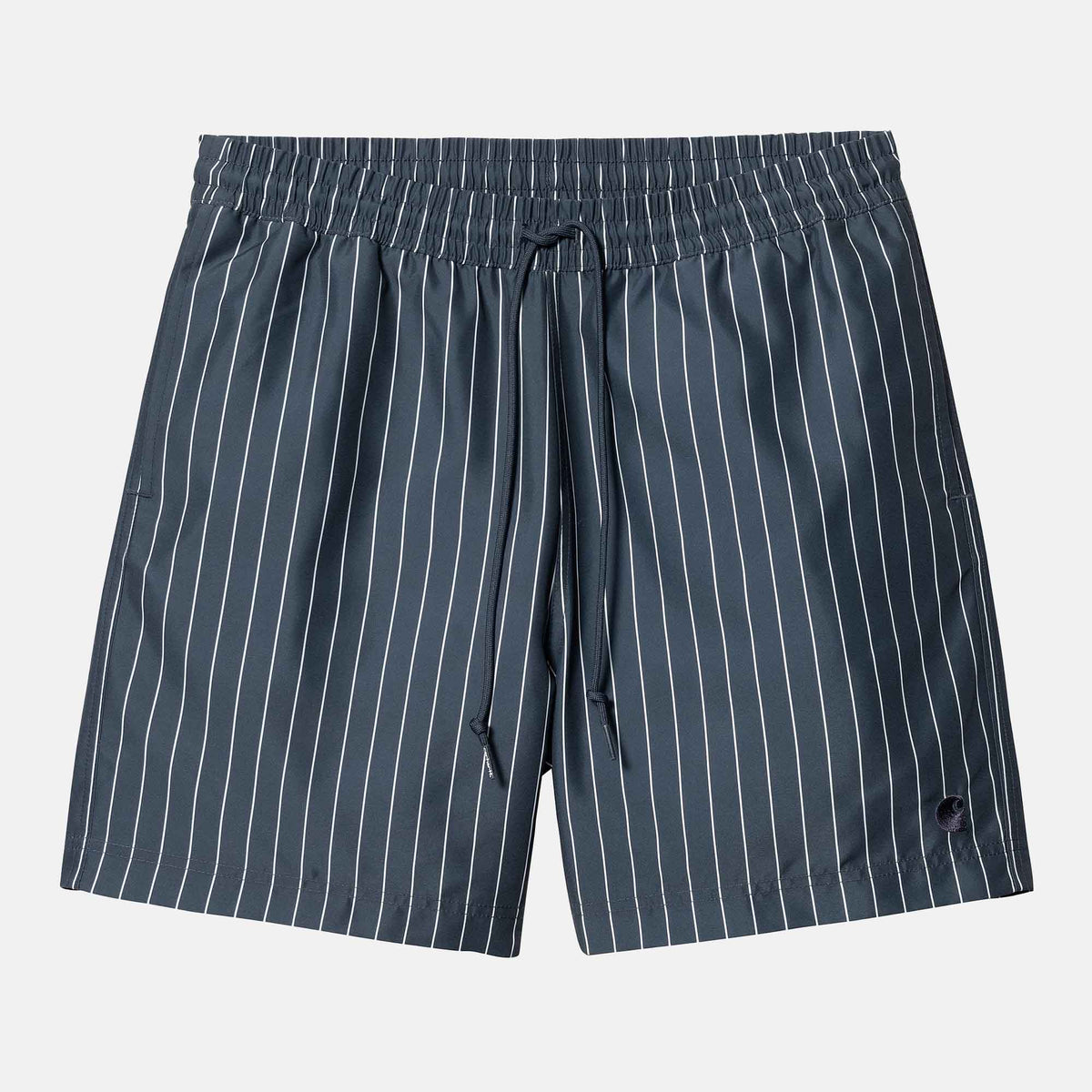 Slater Swim Trunks | Cason Stripe Vertical, Blue