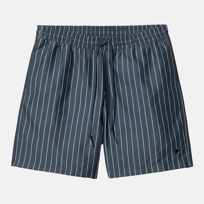 Slater Swim Trunks | Cason Stripe Vertical, Blue