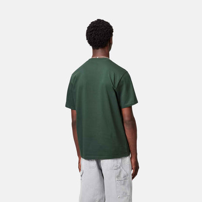 S/S Script T-Shirt | Sycamore Tree / Phlox