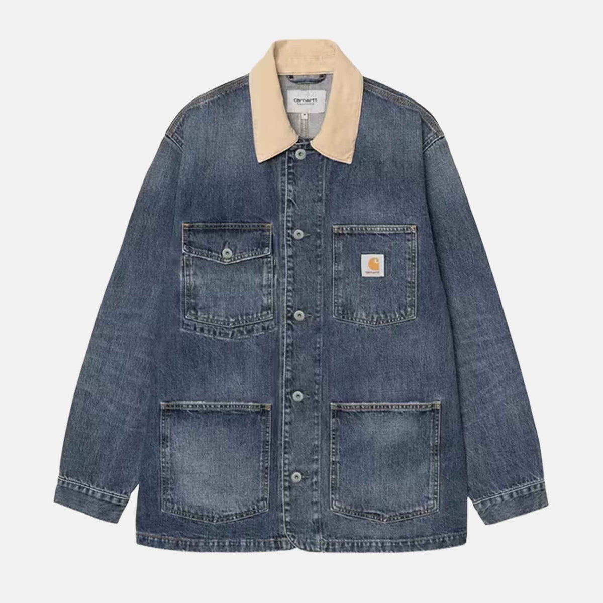 Warren Chore Coat | Blue / Dusty H Brown