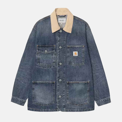 Warren Chore Coat | Blue / Dusty H Brown