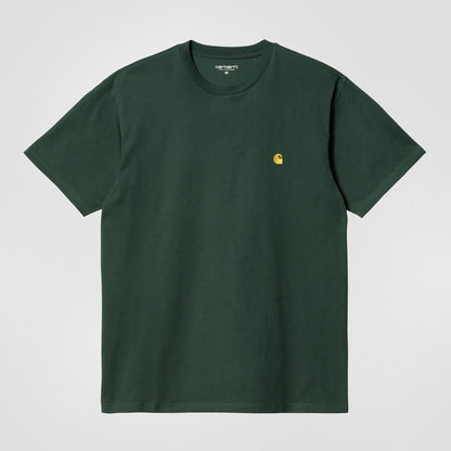 S/S Chase T-Shirt | Discovery Green / Gold