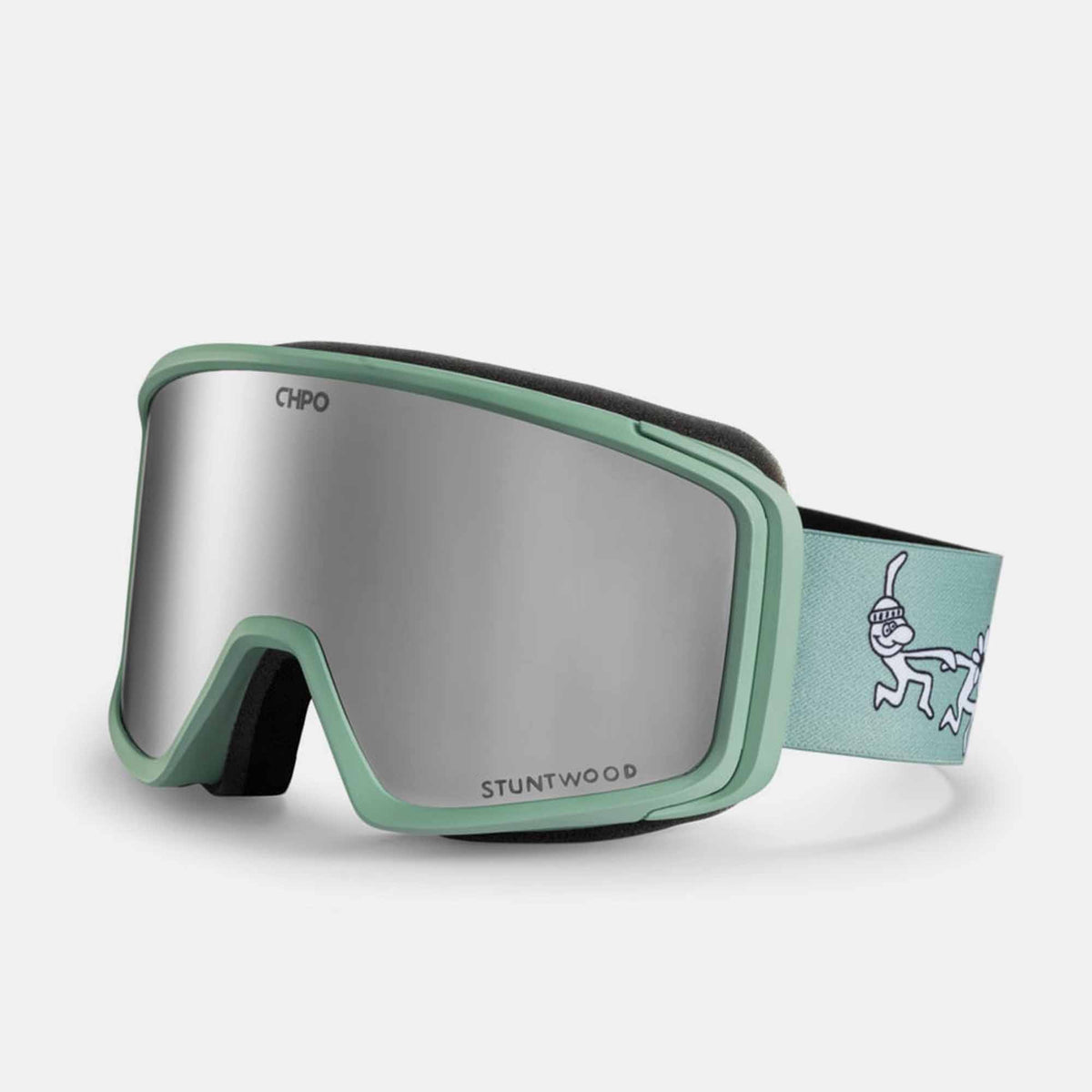 CHPO Goggles Stuntwood Mint Silver Mirror