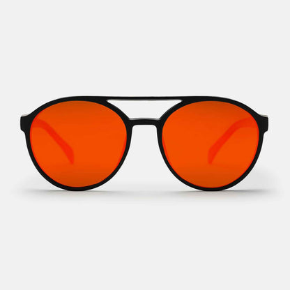 Rickard | Black / Red Mirror