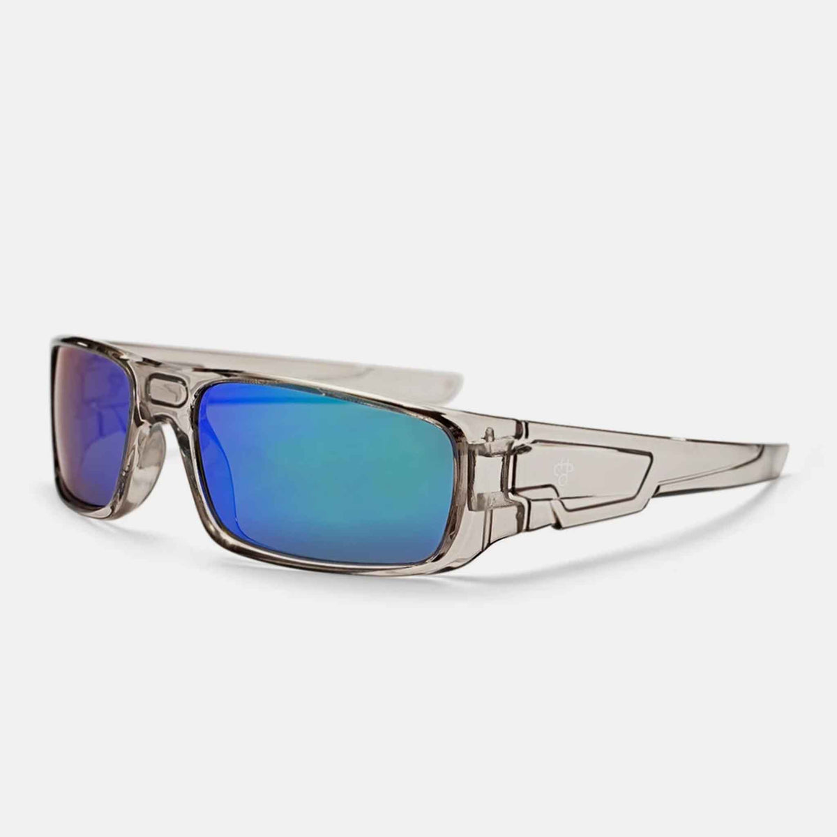 Rio | Grey / Blue Mirror