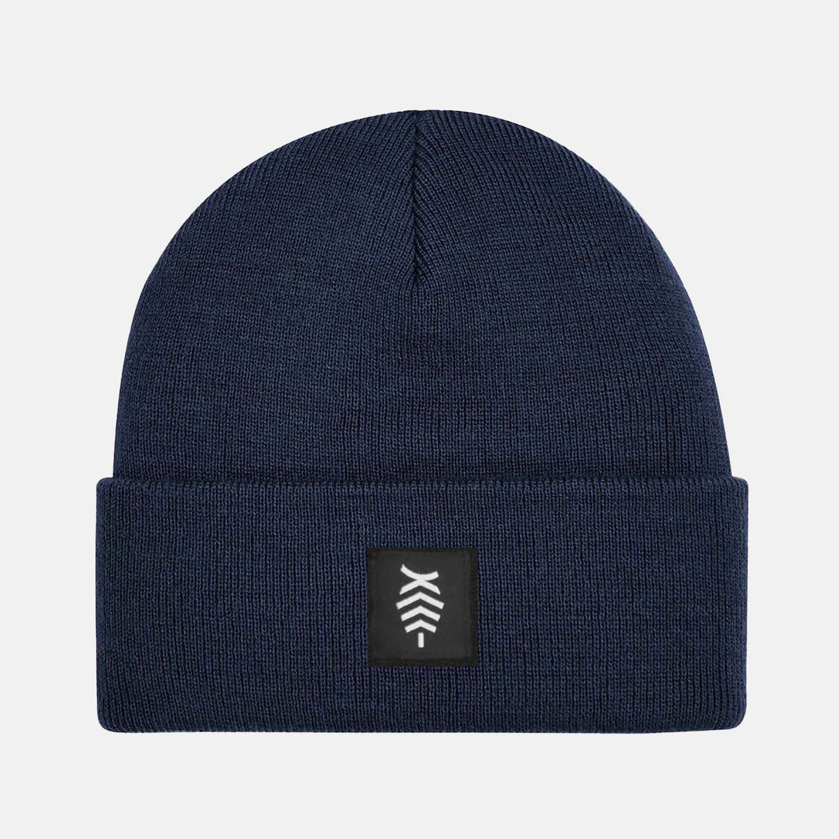 Cuffed Patch Beanie | French Navy