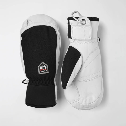 Army Leather Patrol Mitt | Svart