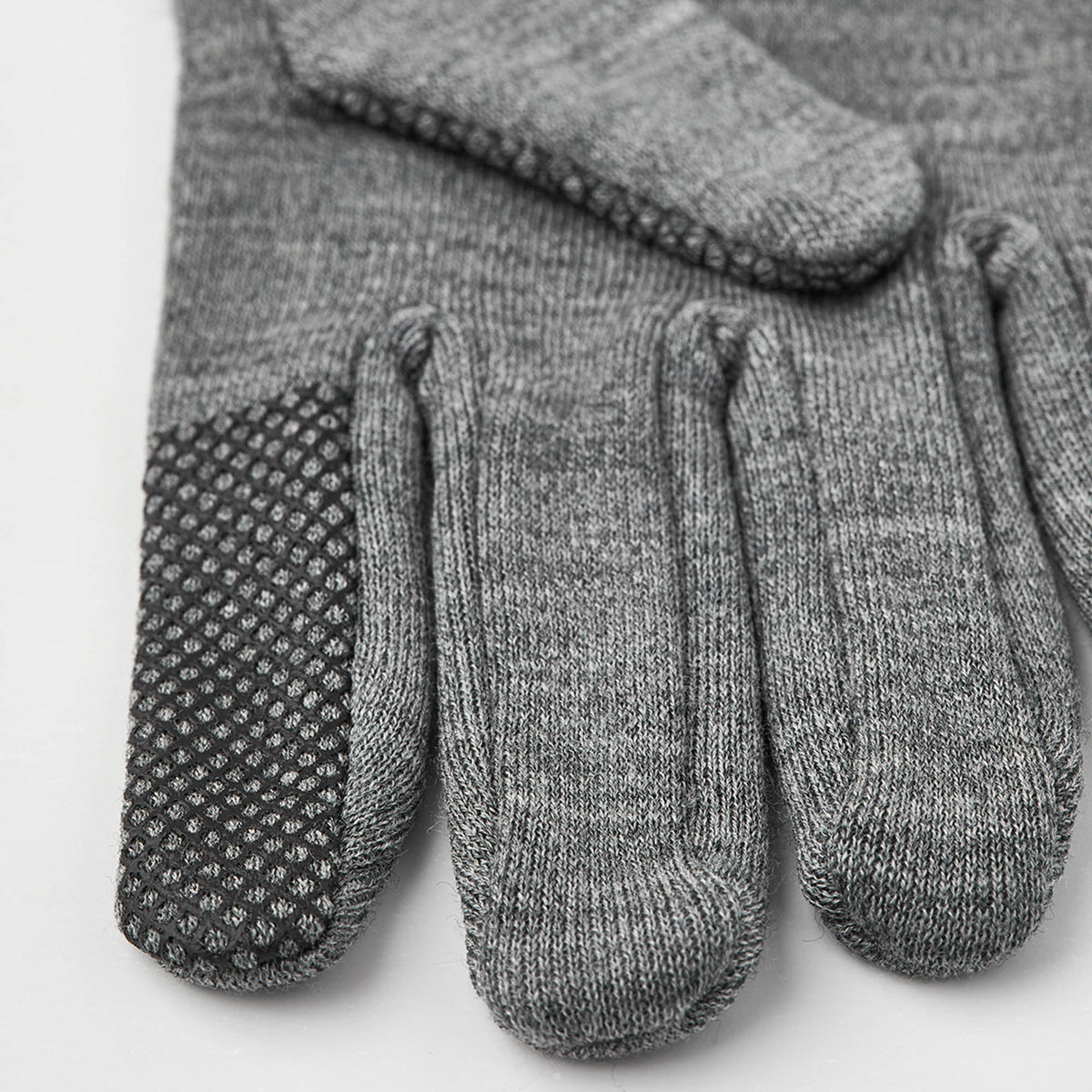 Merino Touch Point 5 finger | Grå