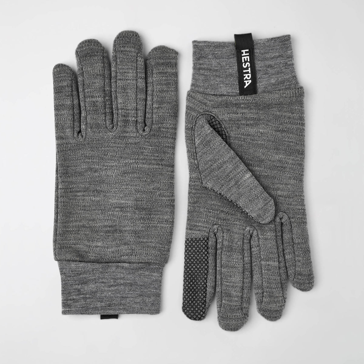 Merino Touch Point 5 finger | Grå