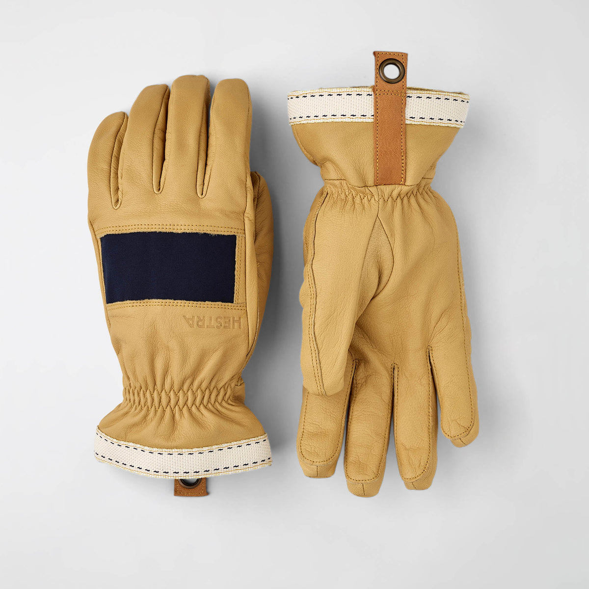 Njord 5 finger | Marin / Naturbrun