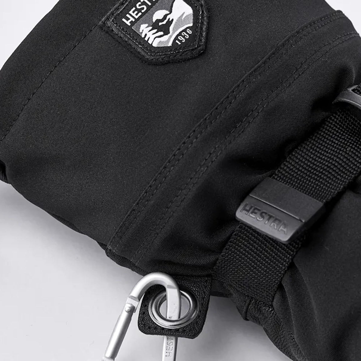 Army Leather Extreme Mitt | Svart