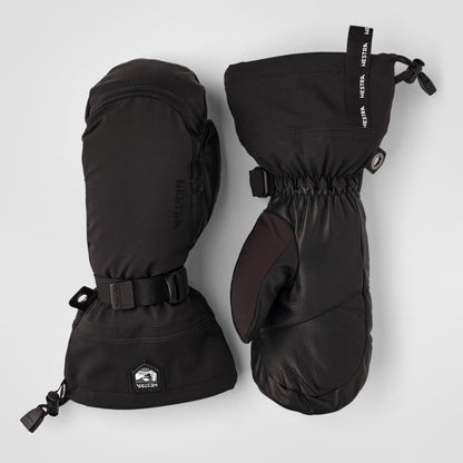 Army Leather Extreme Mitt | Svart