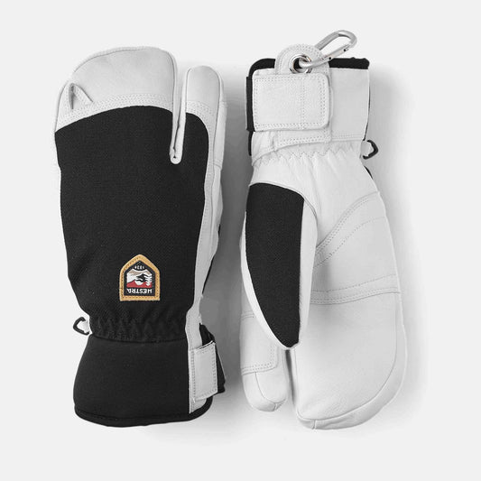 Army Leather Patrol 3-finger | Svart