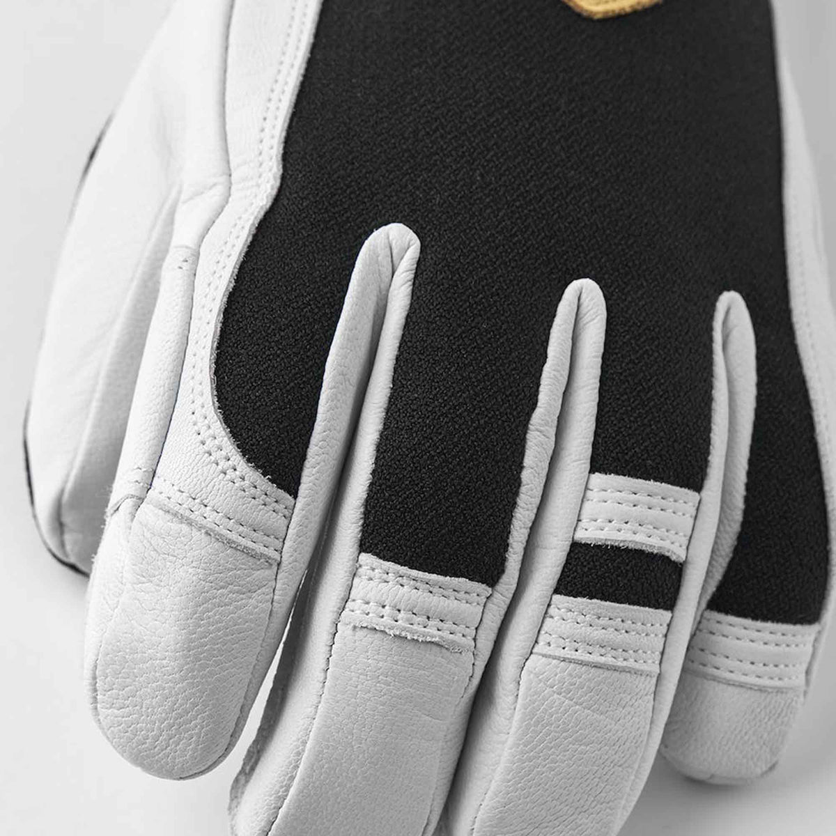 Army Leather Patrol 5 Finger | Svart