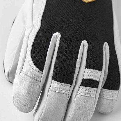 Army Leather Patrol 5 Finger | Svart