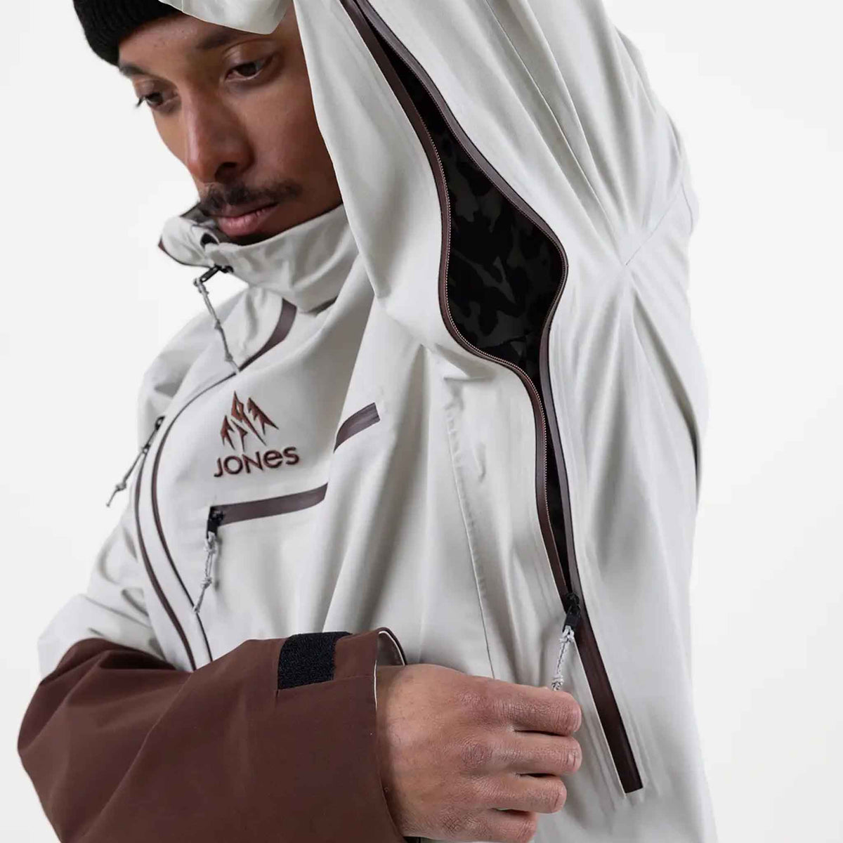 Mens Shralpinist Stretch Recycled Jacket | Stealth Black