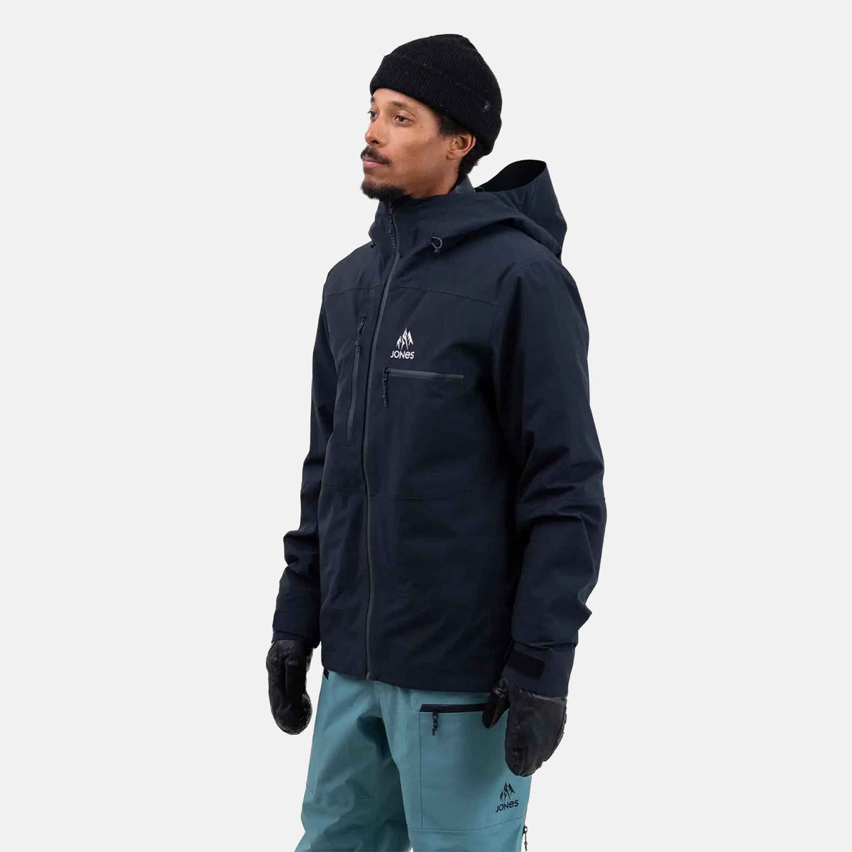 Mens Shralpinist Stretch Recycled Jacket | Stealth Black