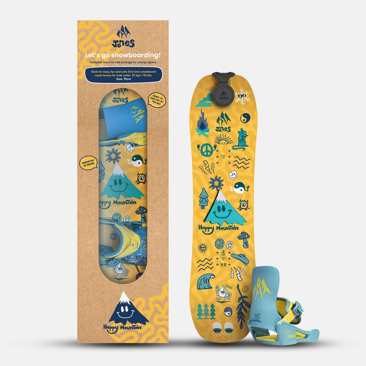 Happy Mountain Set w Bindings