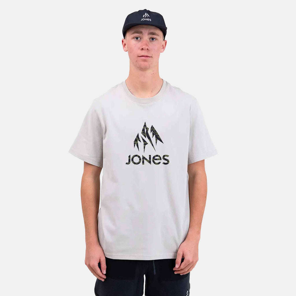 Truckee Organic Cotton Tee | Smoke Gray