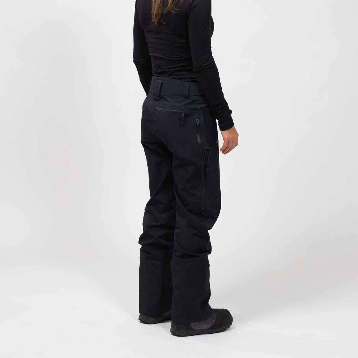 Wms Shralpinist Stretch Recycled Pants | Stealth Black