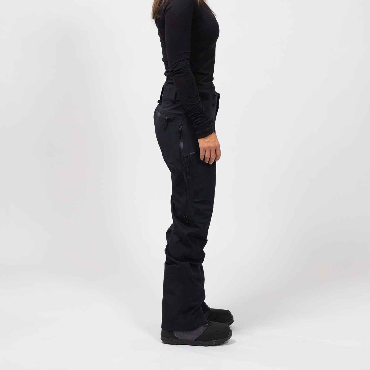 Wms Shralpinist Stretch Recycled Pants | Stealth Black