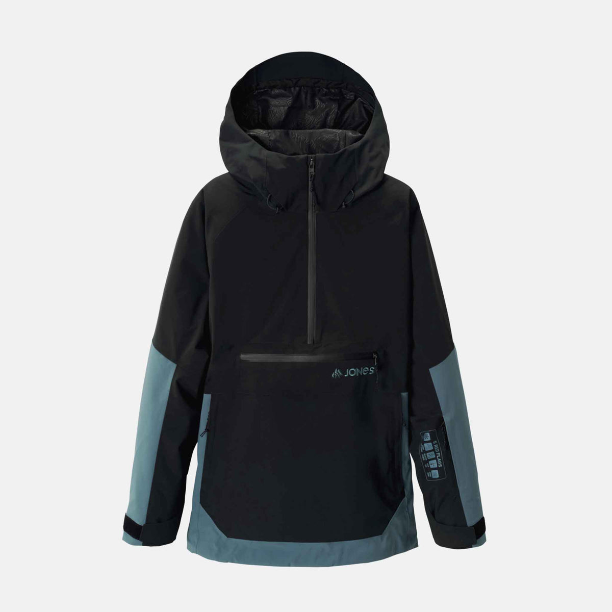 Womens Mtn Surf Recycled Anorak | Stealth Black