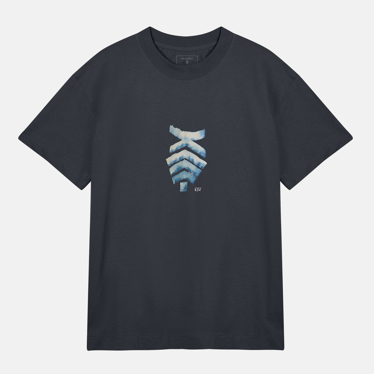 JW Vatten Logo Blå | Svartgrå