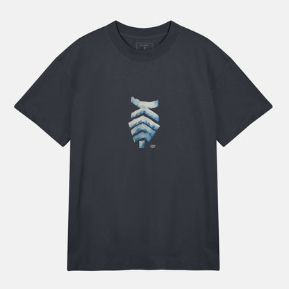 JW Vatten Logo Blå | Svartgrå
