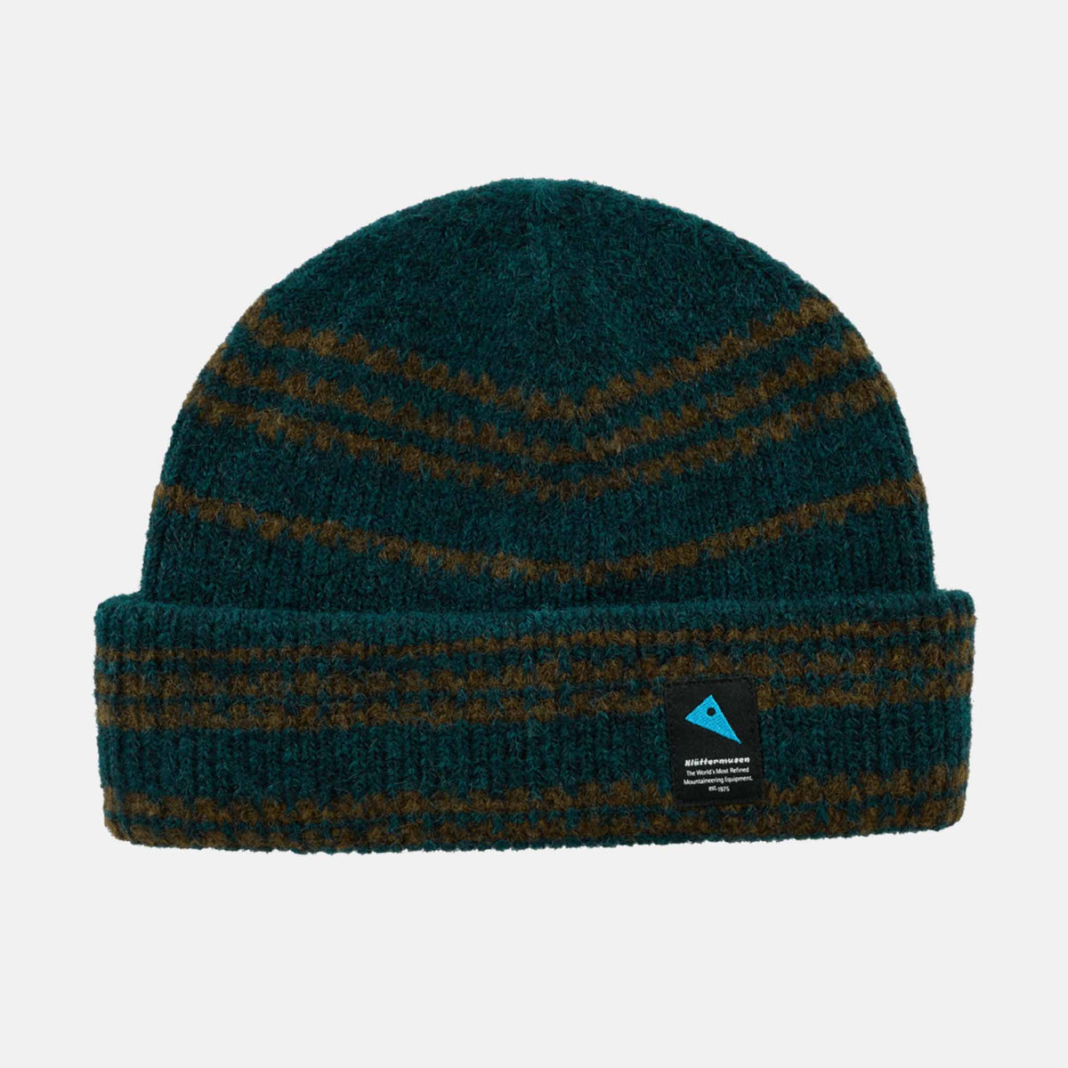 Runa Bandr Beanie | Emerald-Black Gold