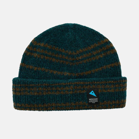 Runa Bandr Beanie | Emerald-Black Gold