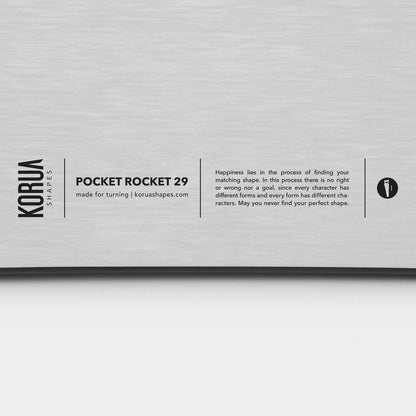 Pocket Rocket | White Brushed
