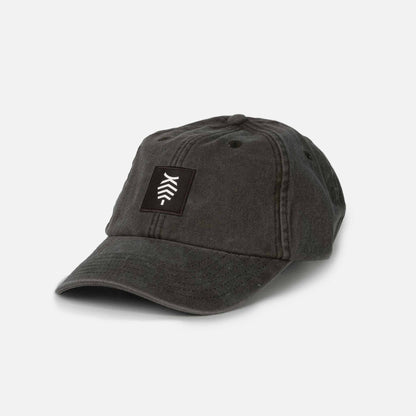 Low profile Vintage Cap | Black / Black