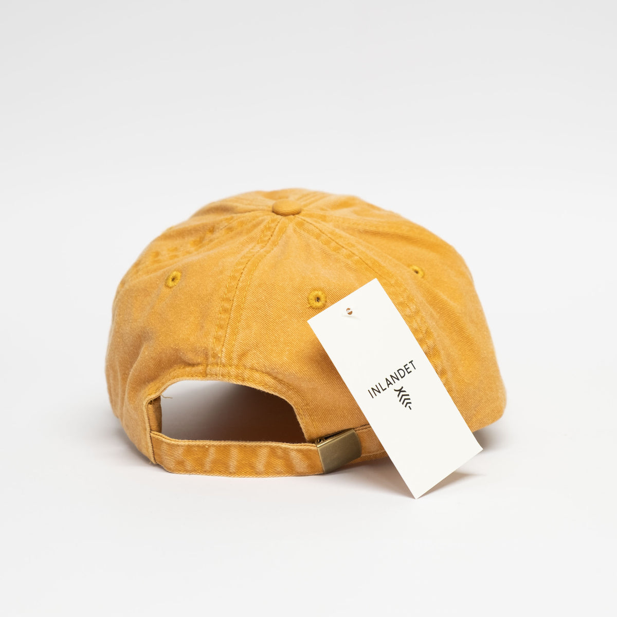 Low profile Vintage Cap | Mustard / Leather