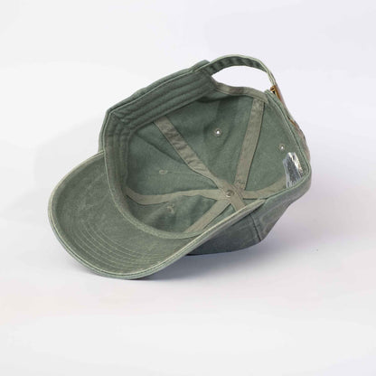 Low profile Vintage Cap | Sage Green / Text