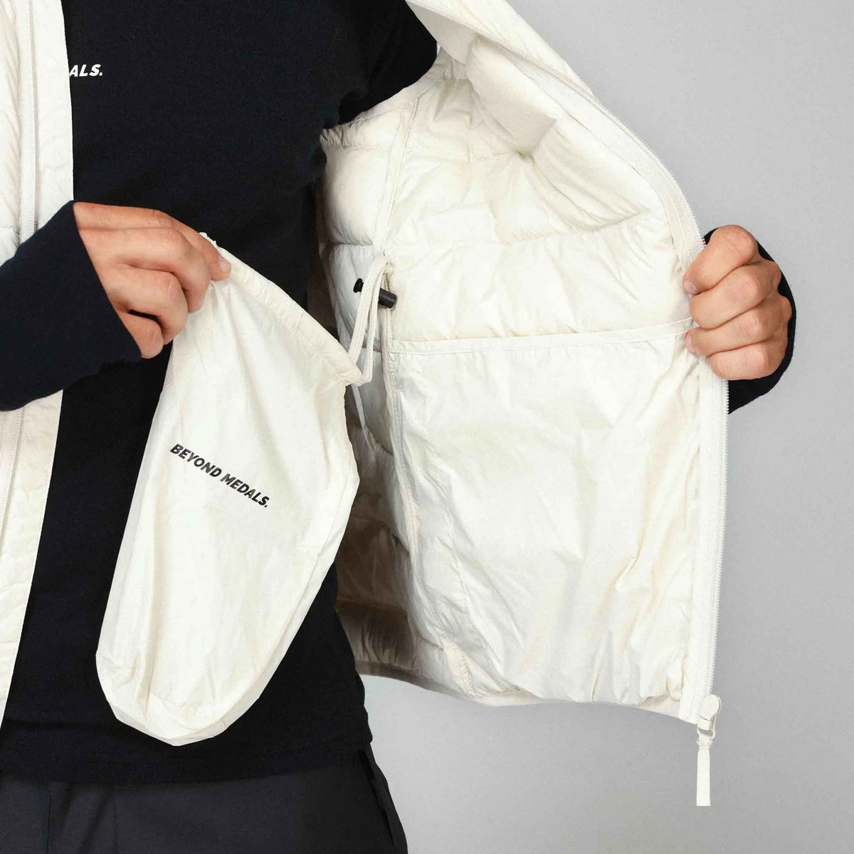 Packable Down Vest | Off White