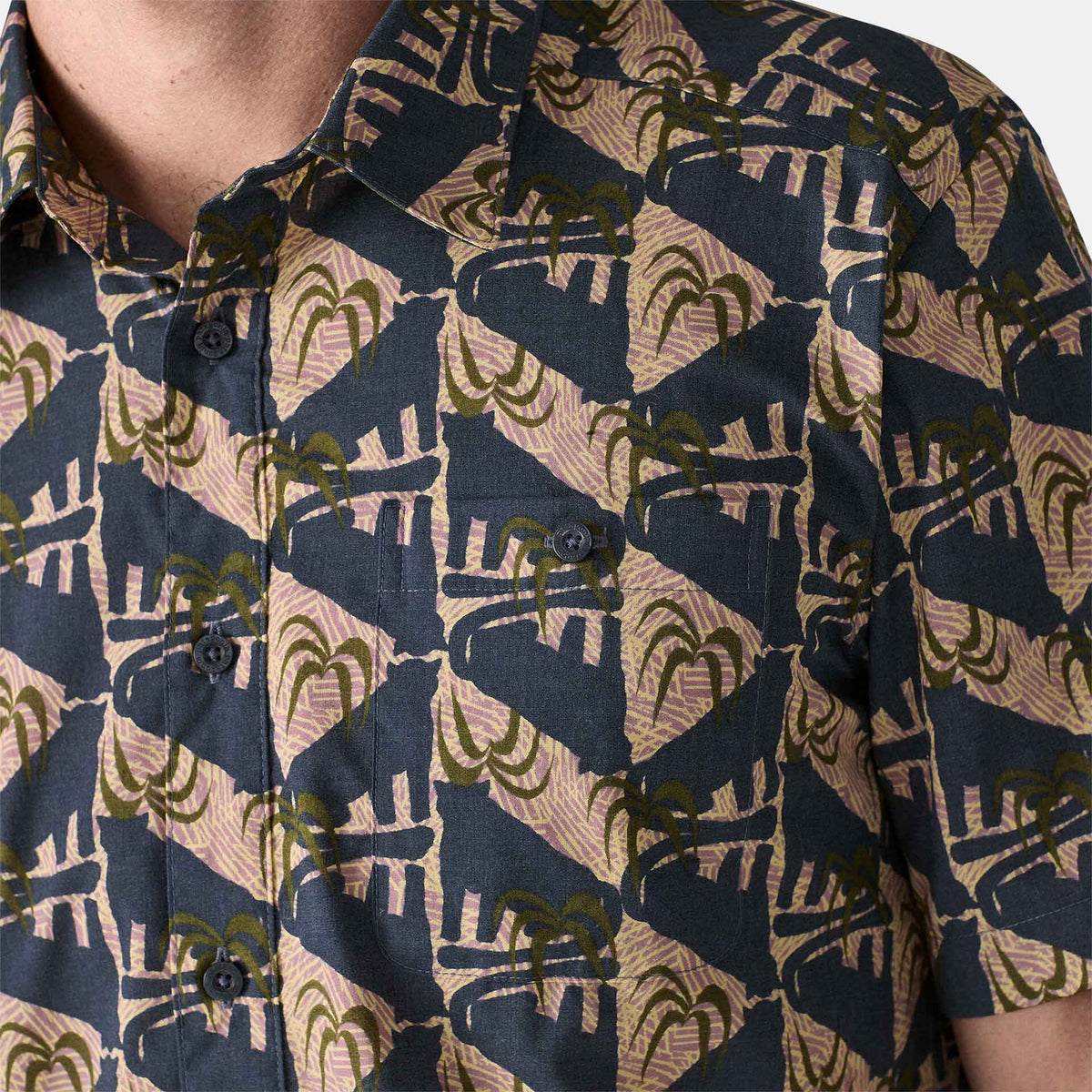 Go To Shirt | Jaguar Geo Dolomite Blue