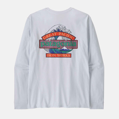 L/S Great Waves Responsibili-Tee | White