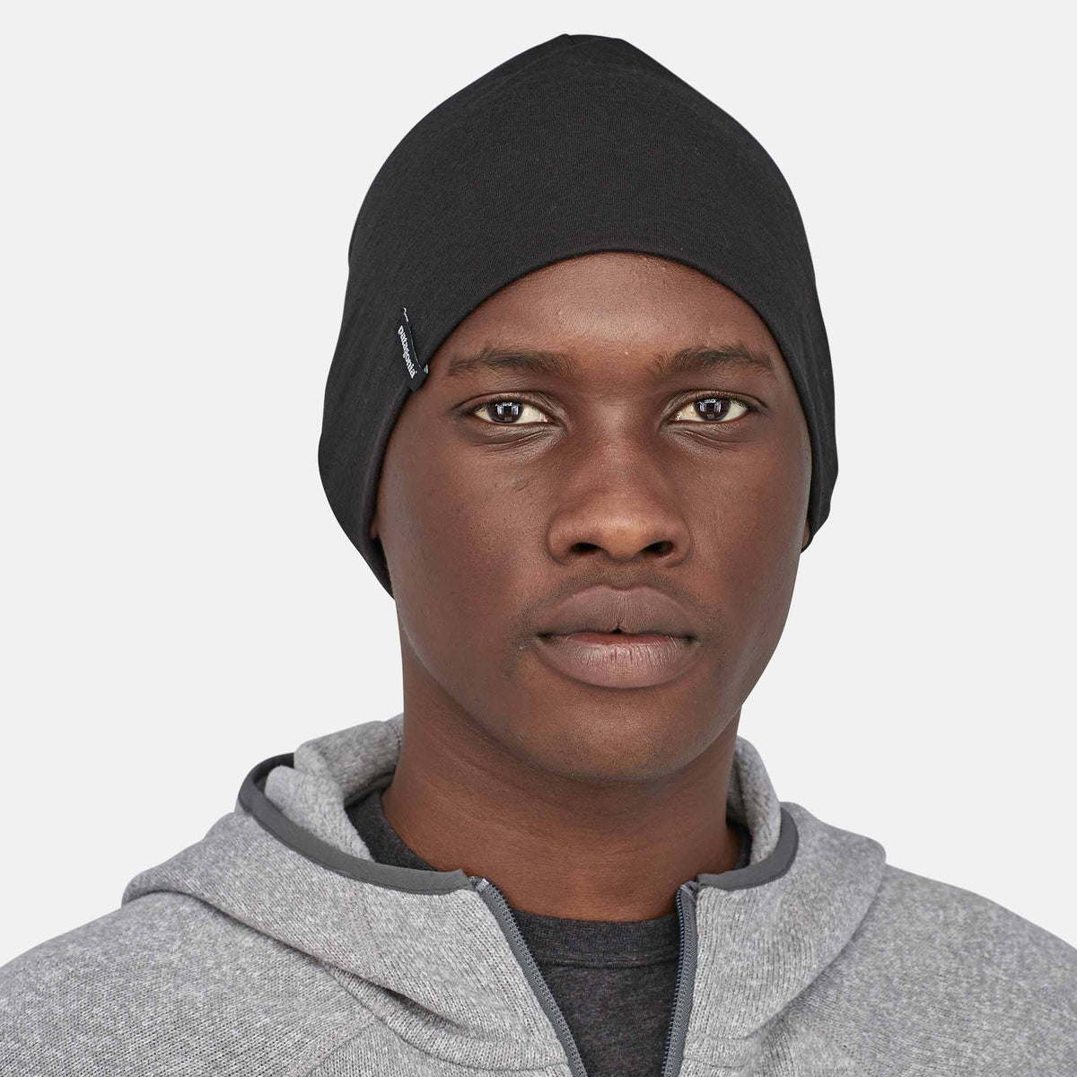 Overlook Merino Wool Liner Beanie | Black