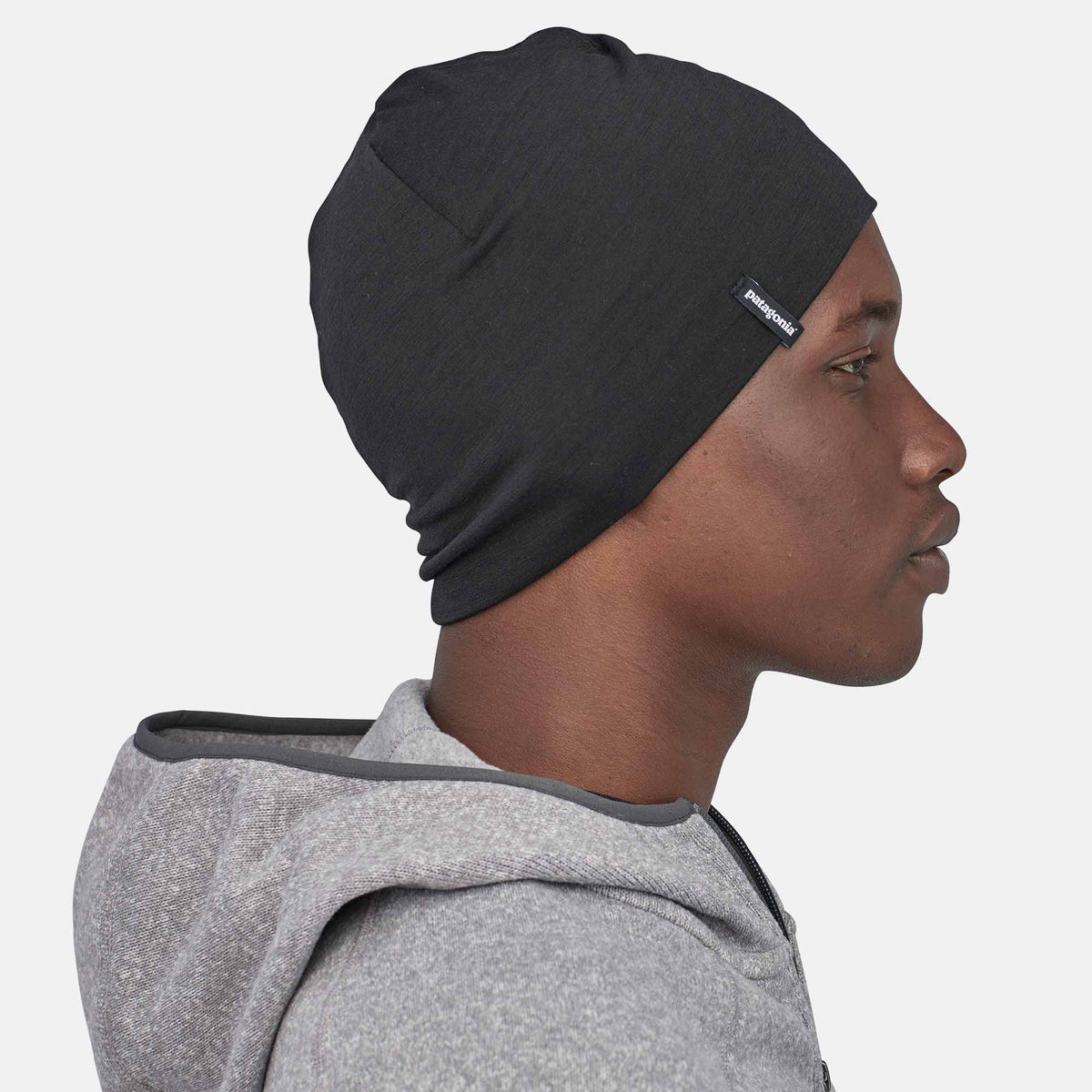 Overlook Merino Wool Liner Beanie | Black