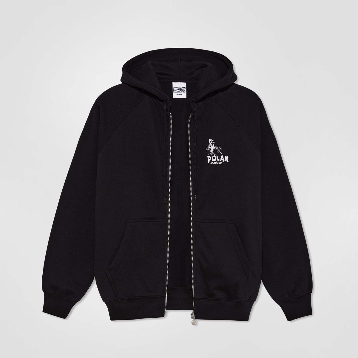 Default Zip Hoodie Reaper | Black