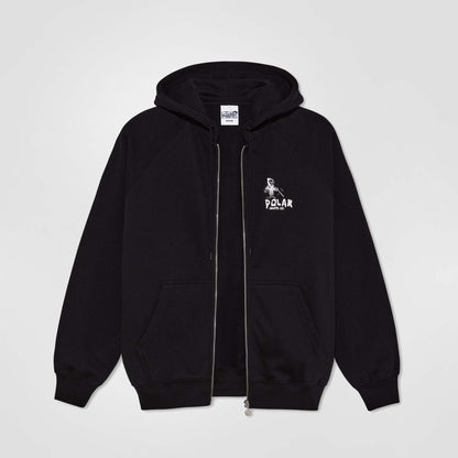 Default Zip Hoodie Reaper | Black