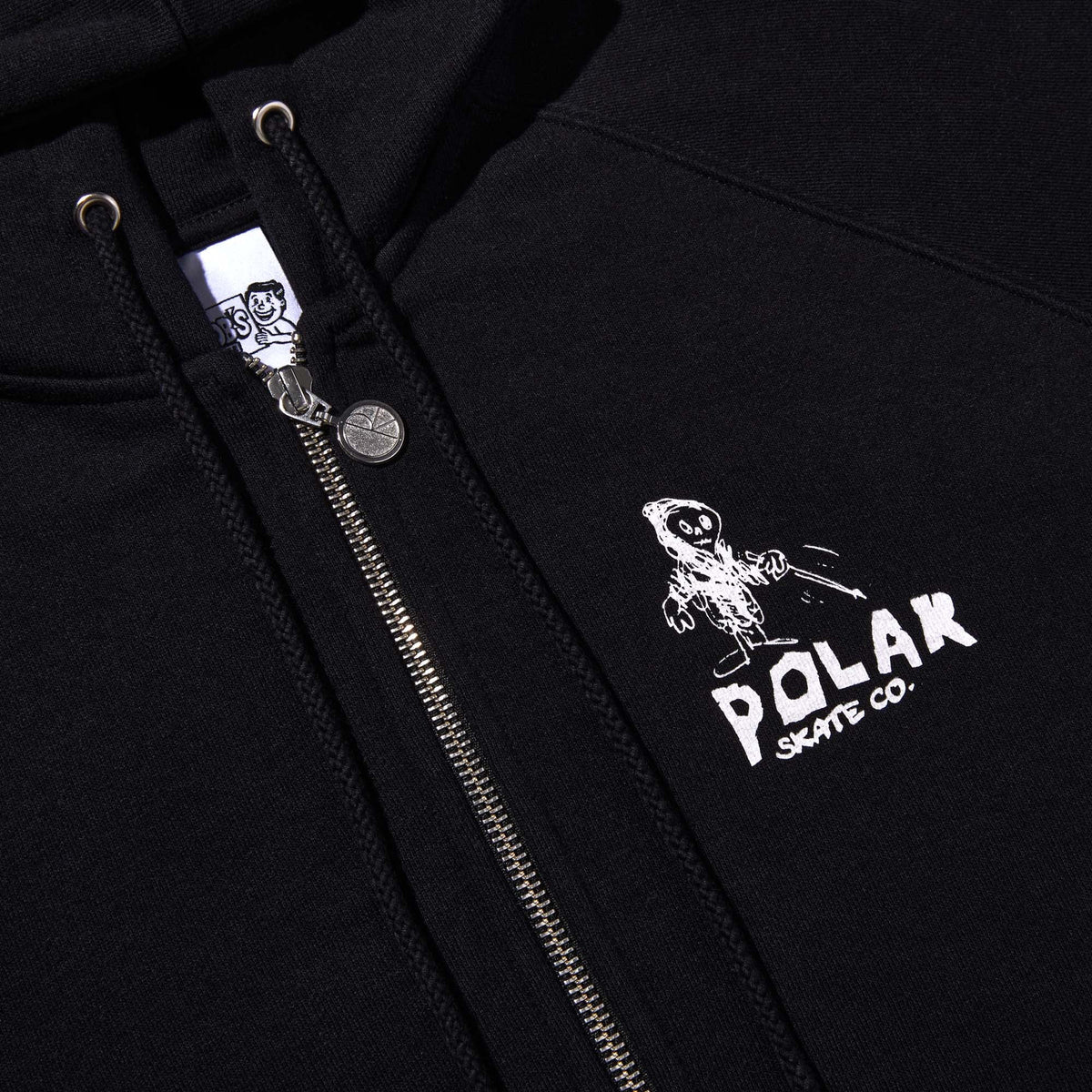 Default Zip Hoodie Reaper | Black