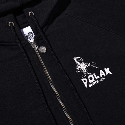 Default Zip Hoodie Reaper | Black